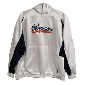 Vintage Y2K Miami Dolphins Reebok Hoodie Men's 2XL NFL Team Apparel